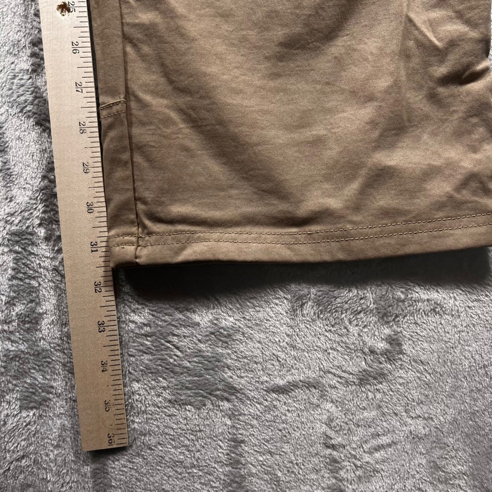 Prana Breathe Zion Cargo Pants Mens Large Lrg x 32L Tan Khaki Hiking Outdoor - Picture 3 of 11